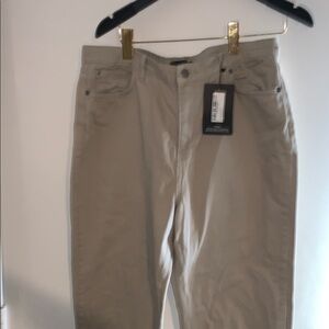 PrettyLittleThing Tan Straight Leg jeans